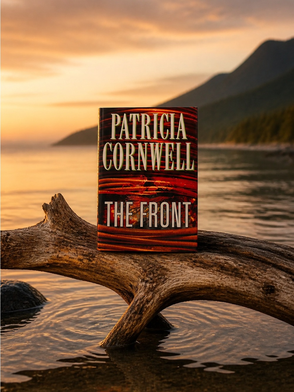 Patricia Cornwell "The Front" Hardcover Book - Book 2 of 2 Win Garano